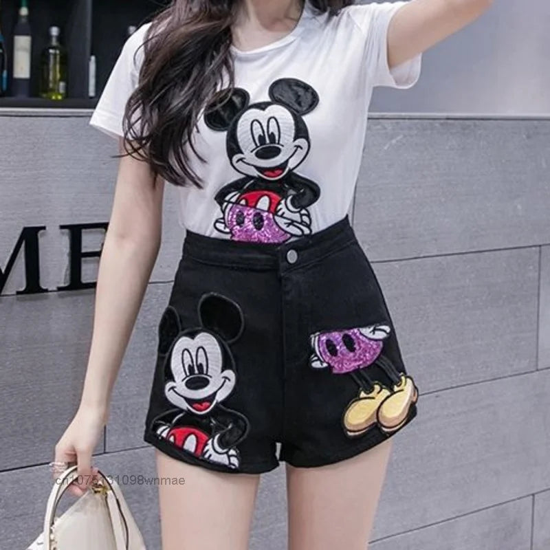 Disney Mickey Denim Shorts