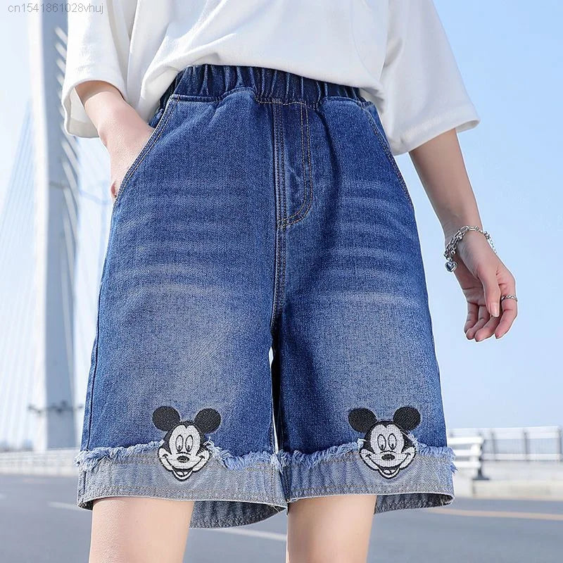 Disney Mickey Mouse Denim Shorts