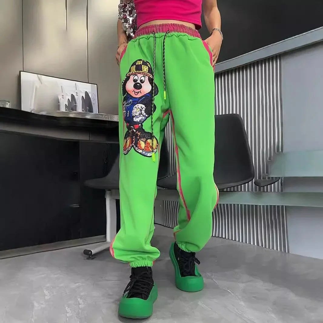 Cartoon Harem Pants